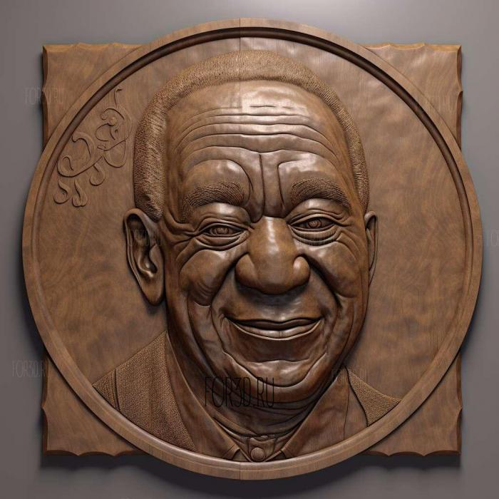 bill cosby 1 3d stl модель для ЧПУ